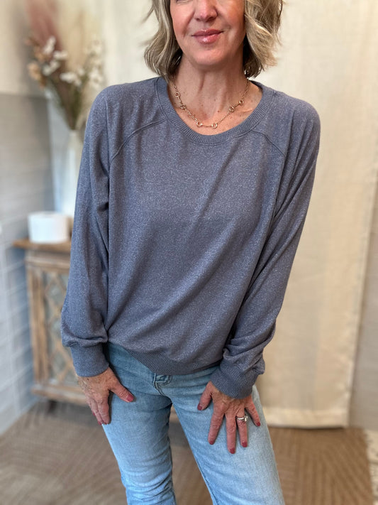 Soft Long Sleeve Shirt - Denim