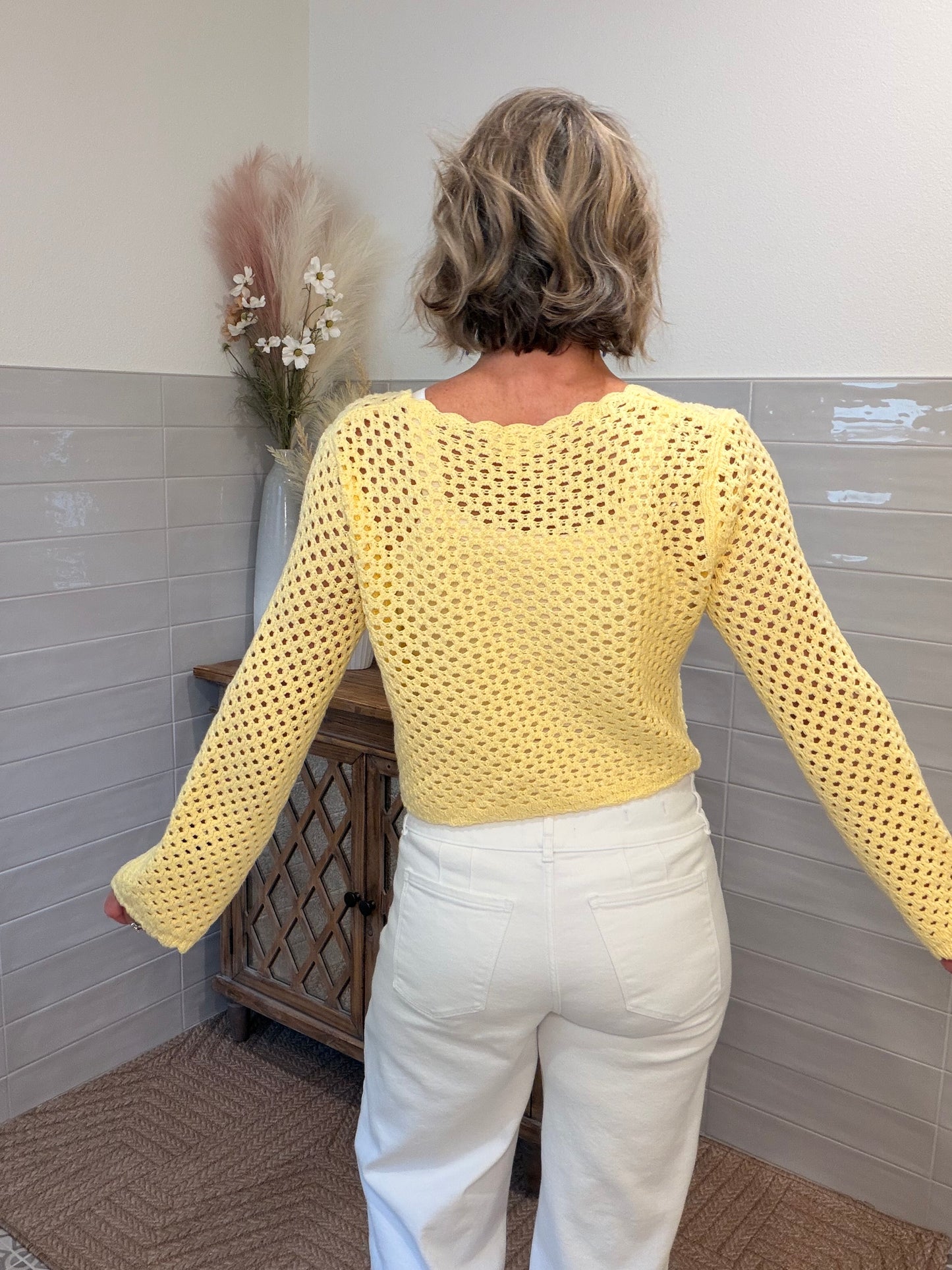 Butter Crochet Knit Sweater
