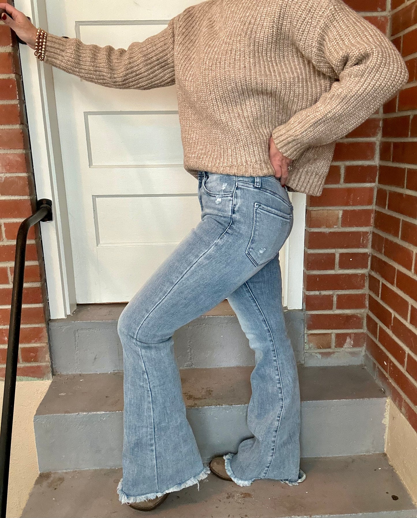 Jenny High Rise Flare Jeans