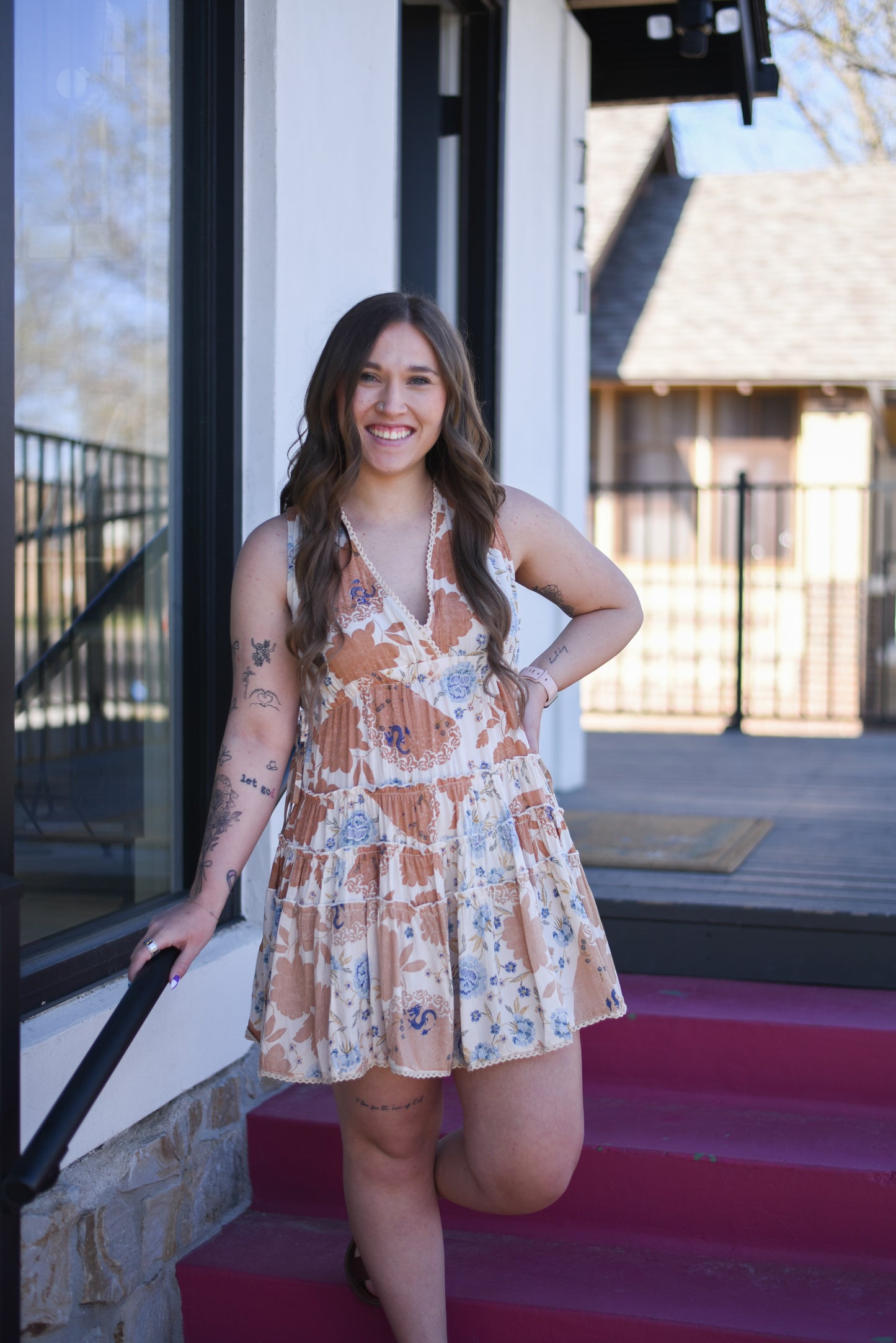 Ivory Tiered Dress