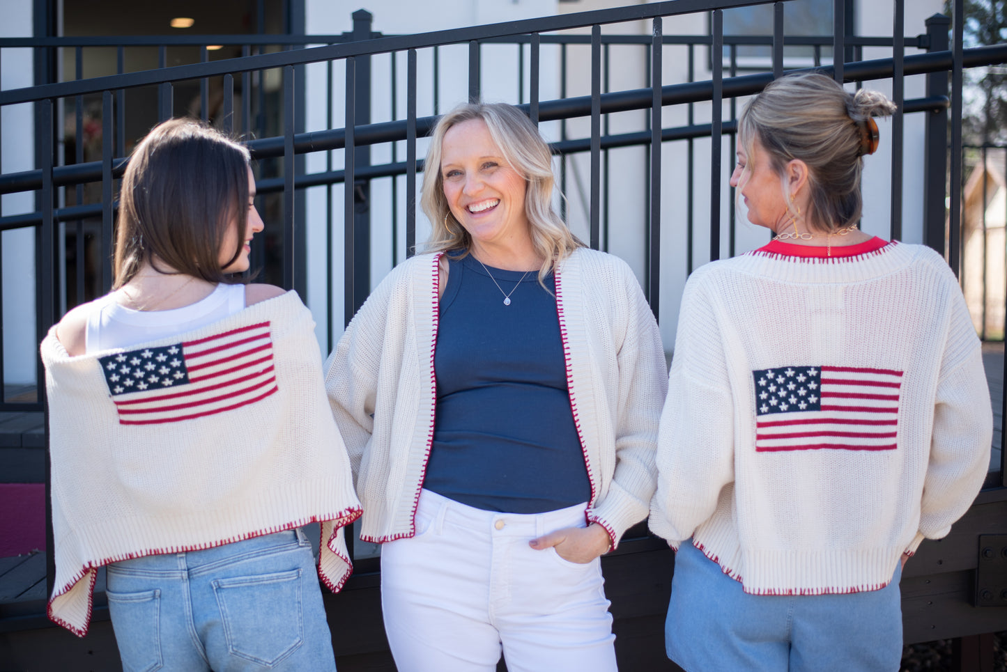 American Flag Cardigan