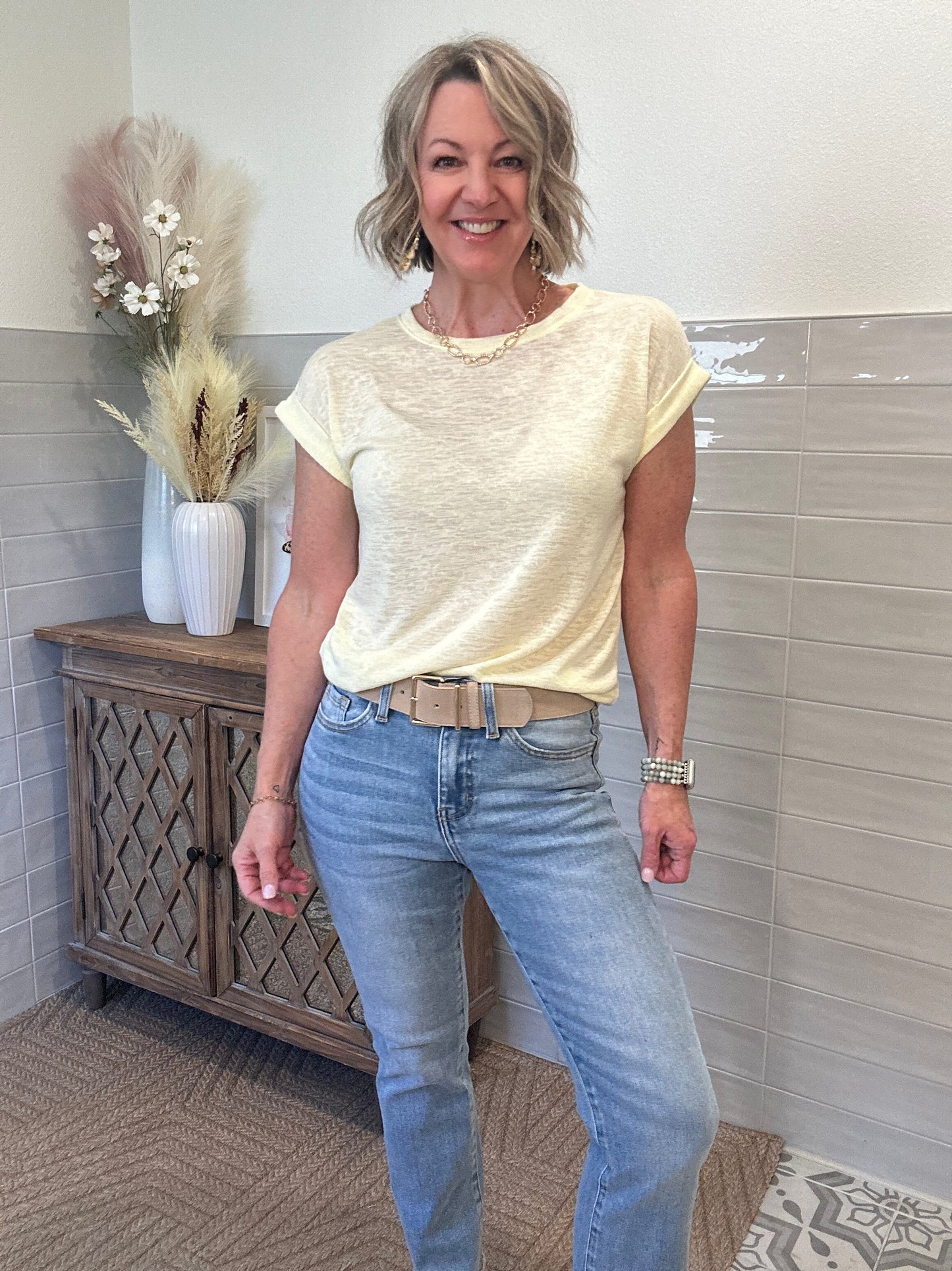 High Rise Kick Flare Jeans