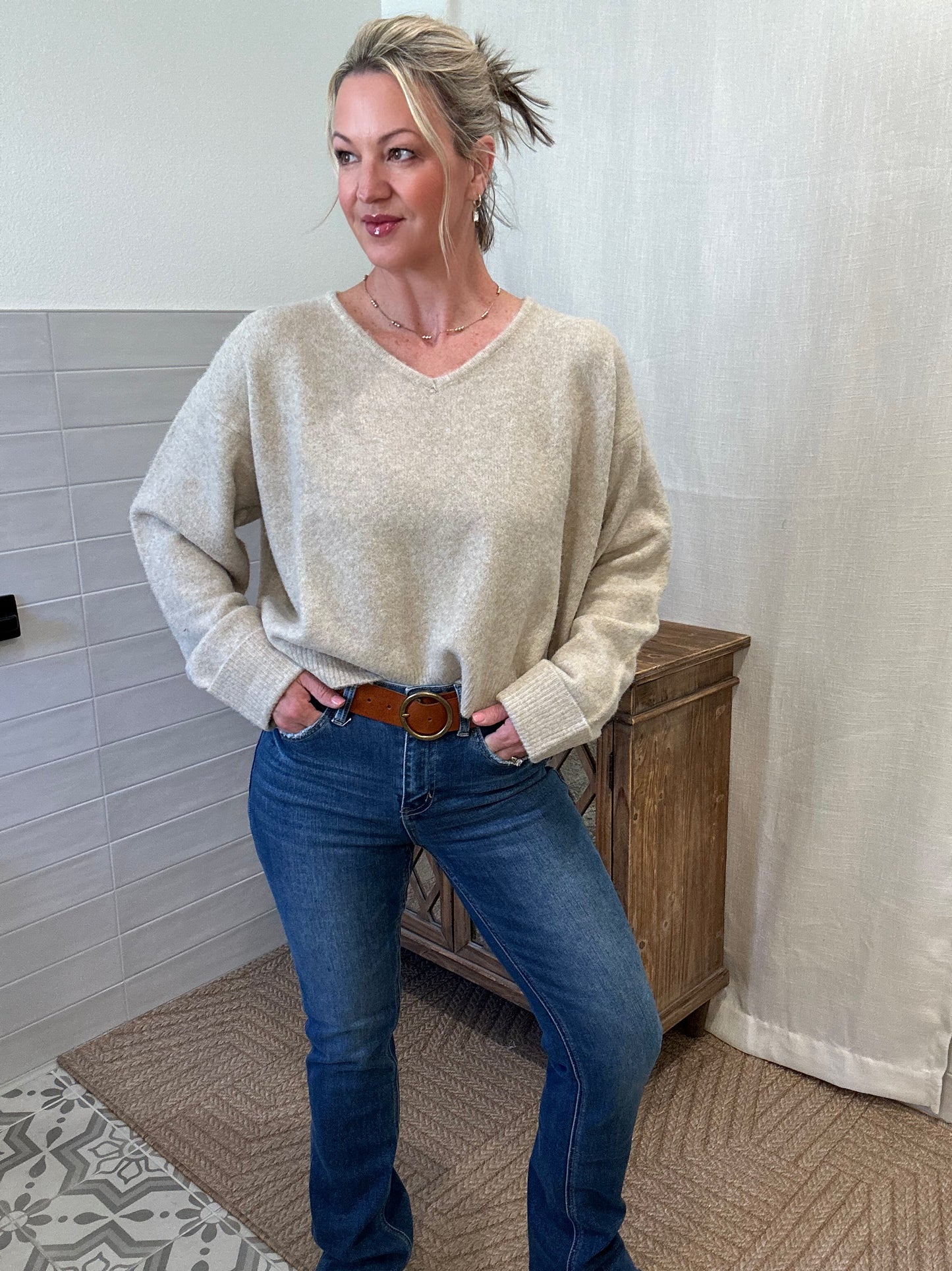 Sunshine High Rise Slim Bootcut Jeans