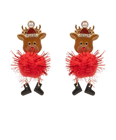 Rudolph Earrings