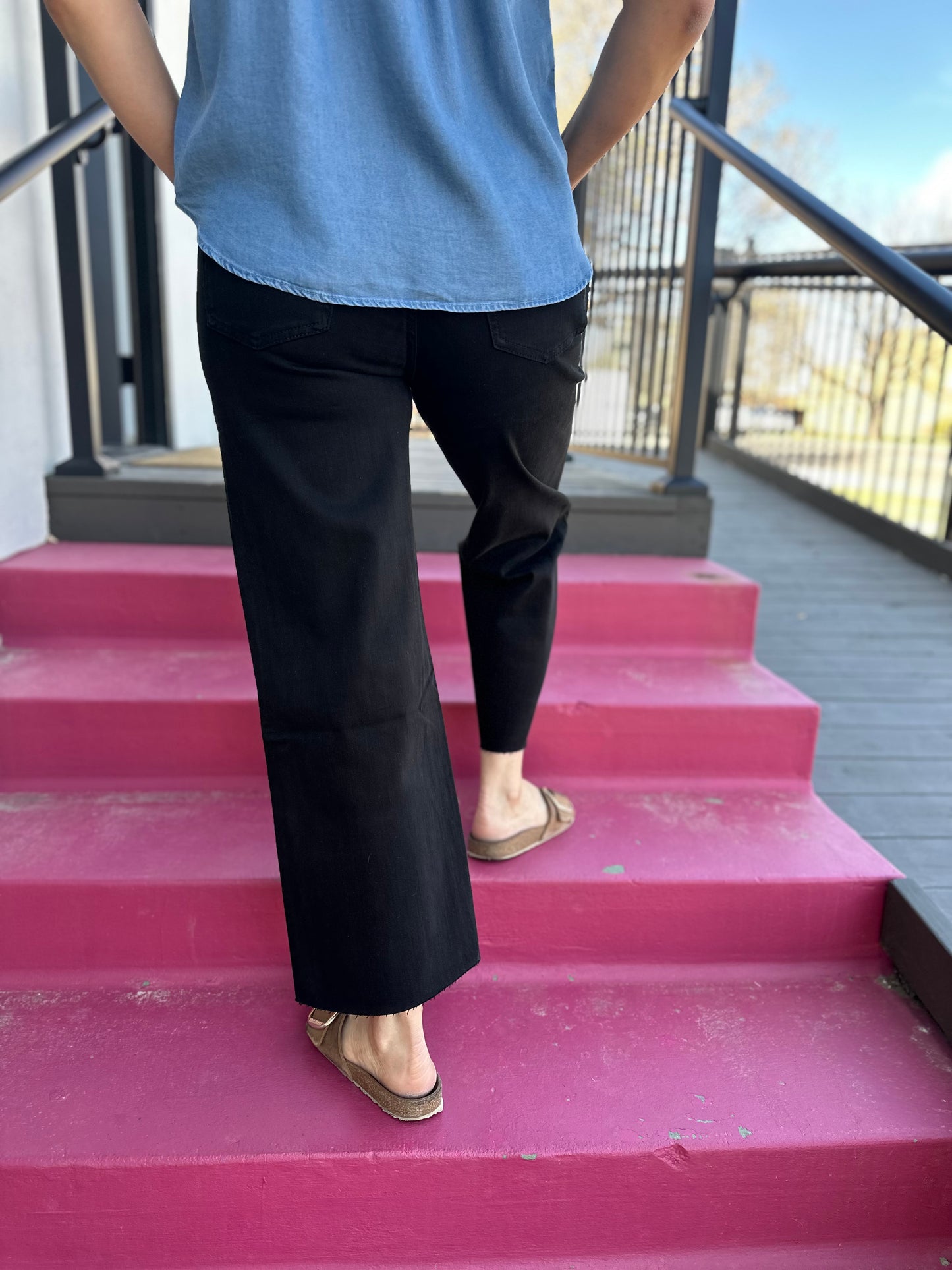 Black Wide Leg Jeans