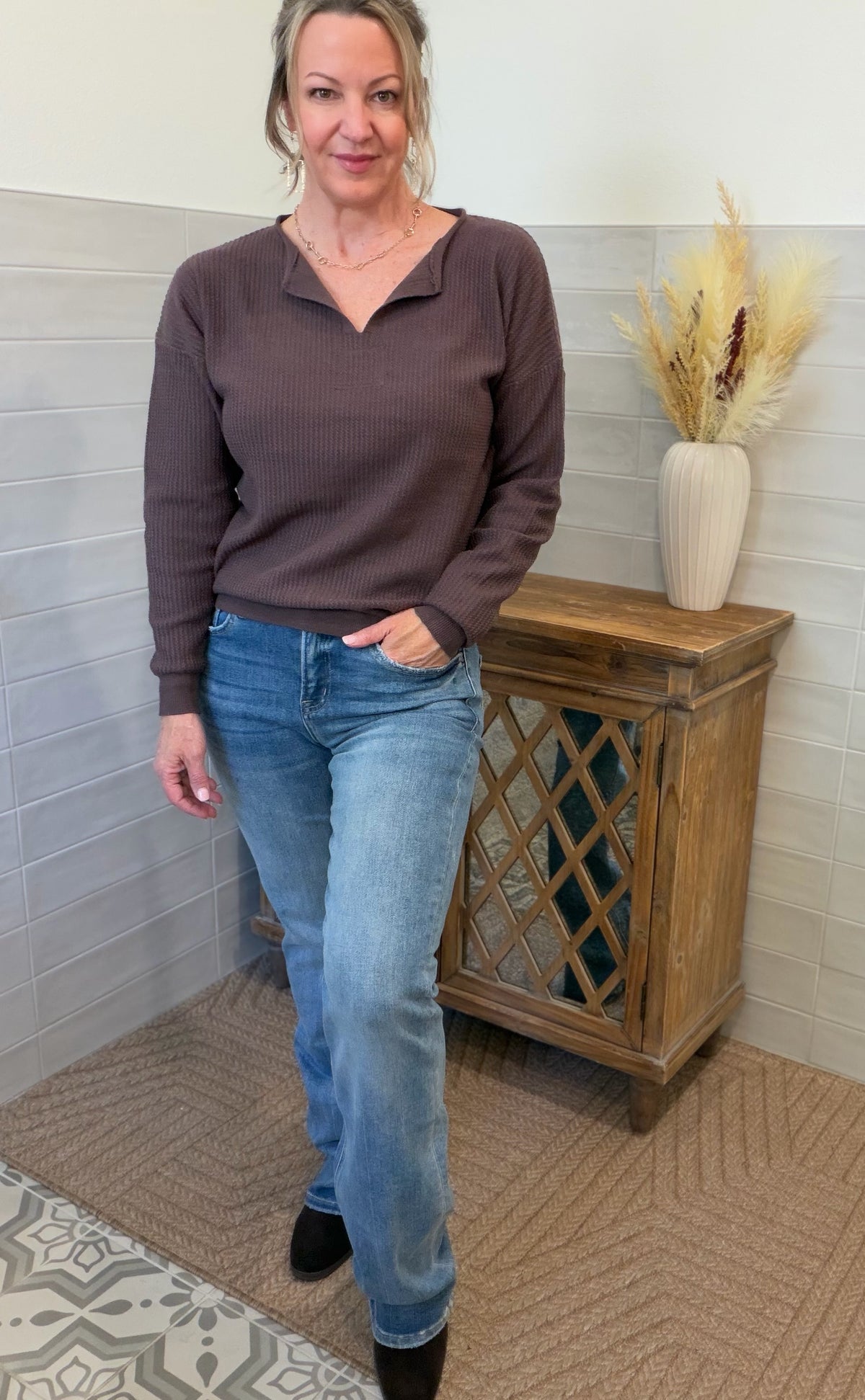 Mid Rise Bootcut Jeans