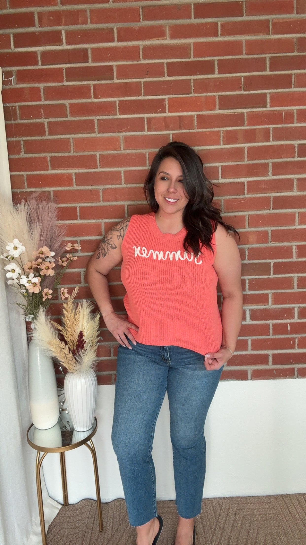 Summer Sweater Tank Top