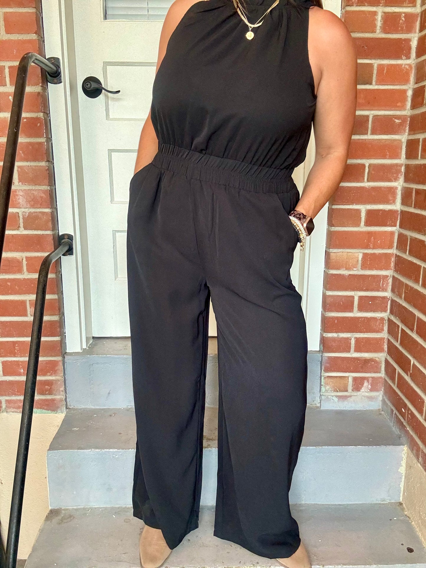 Halter Jumpsuit - Large