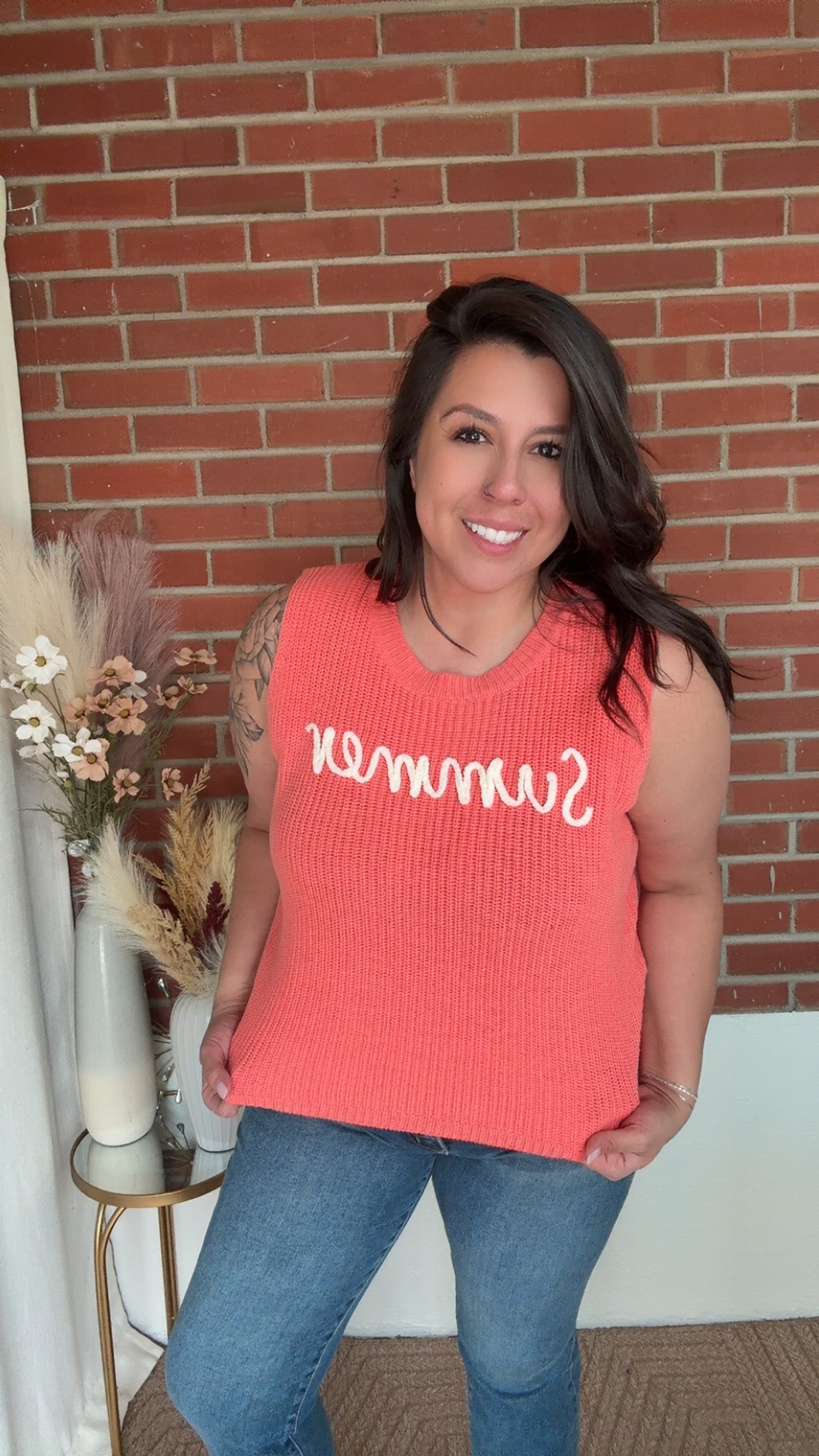 Summer Sweater Tank Top