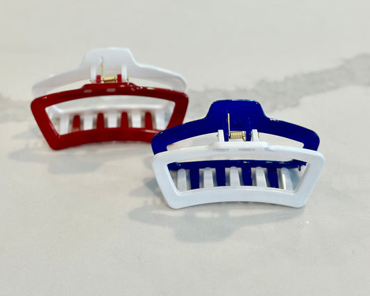 4th of July - Jumbo Hair Claw Clips