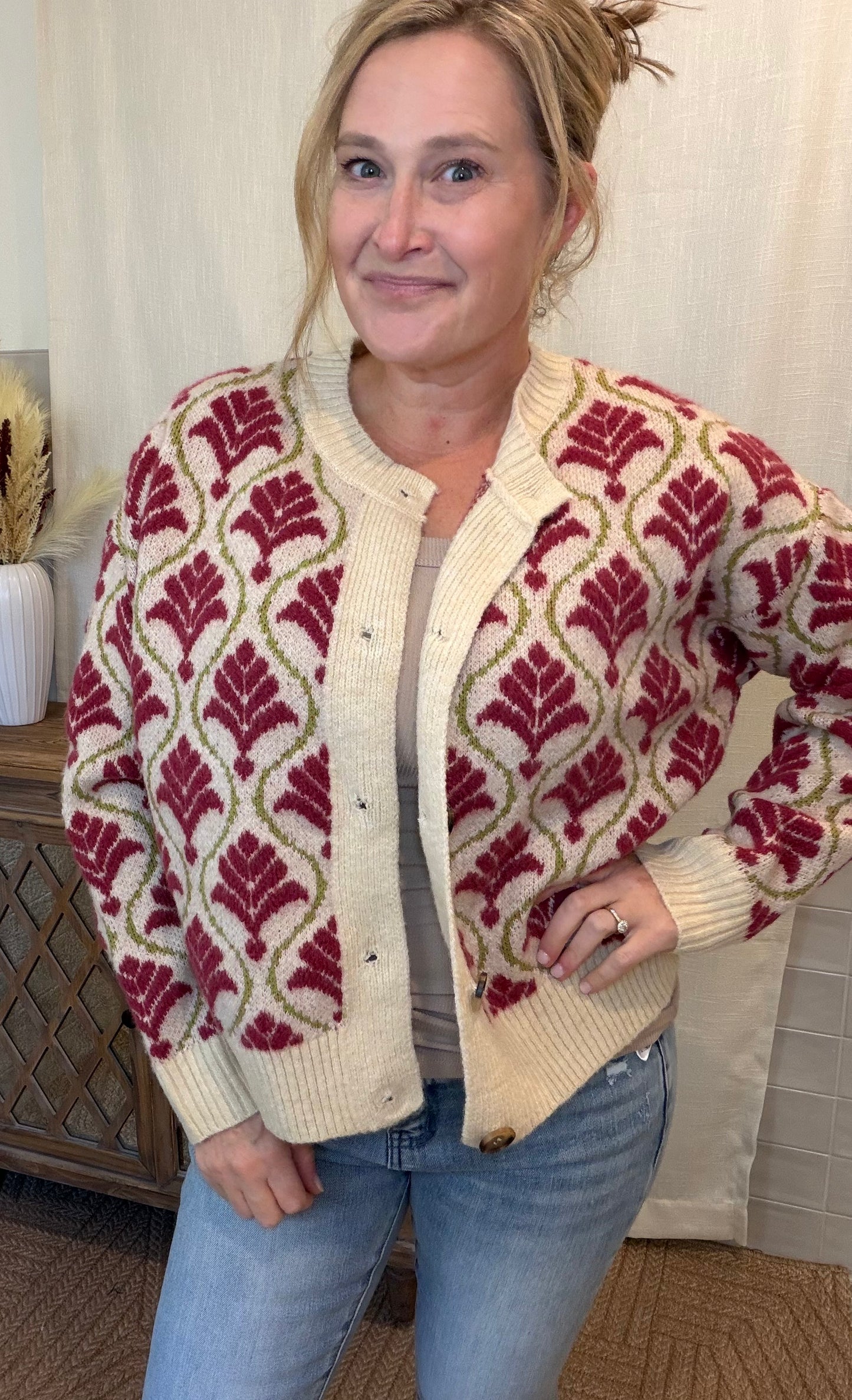 Berry Mix Cardigan