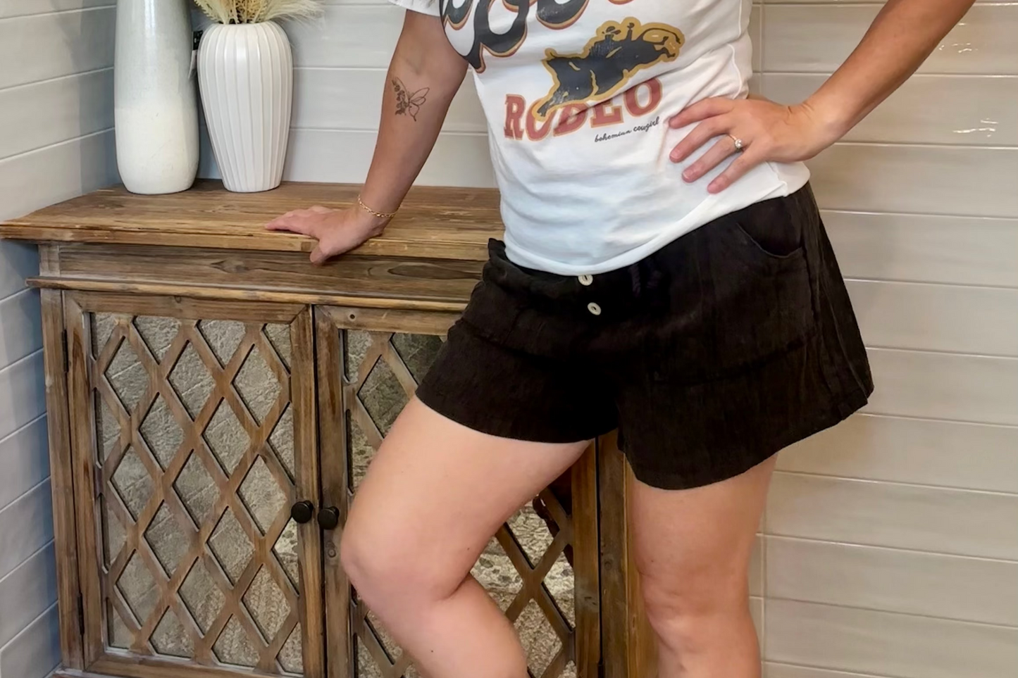 Snow Washed Shorts