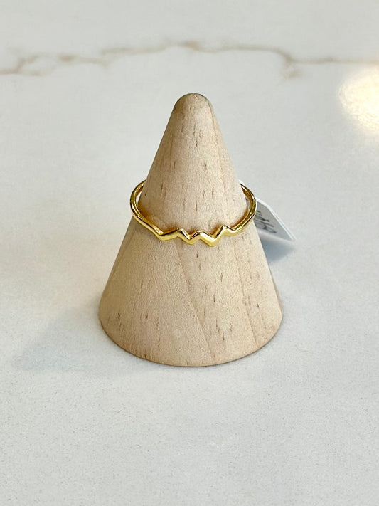 Mountain Sterling Silver and Gold Platted Rings - Restocked