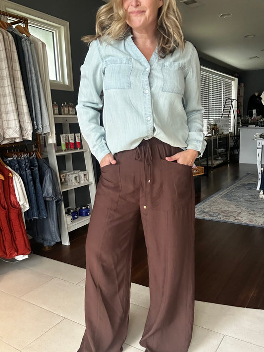Chocolate Breezy Pants