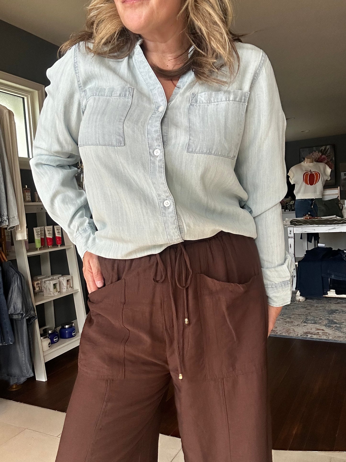 Chocolate Breezy Pants