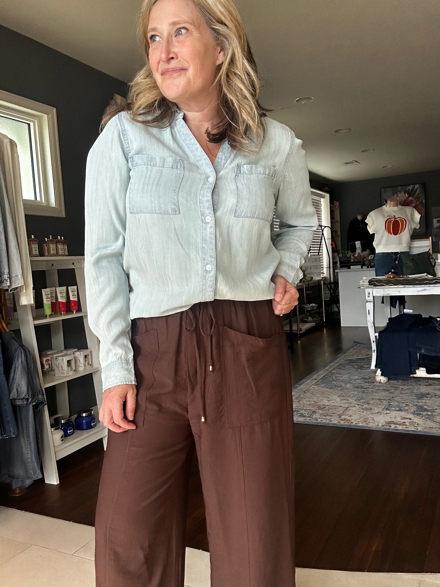 Chocolate Breezy Pants
