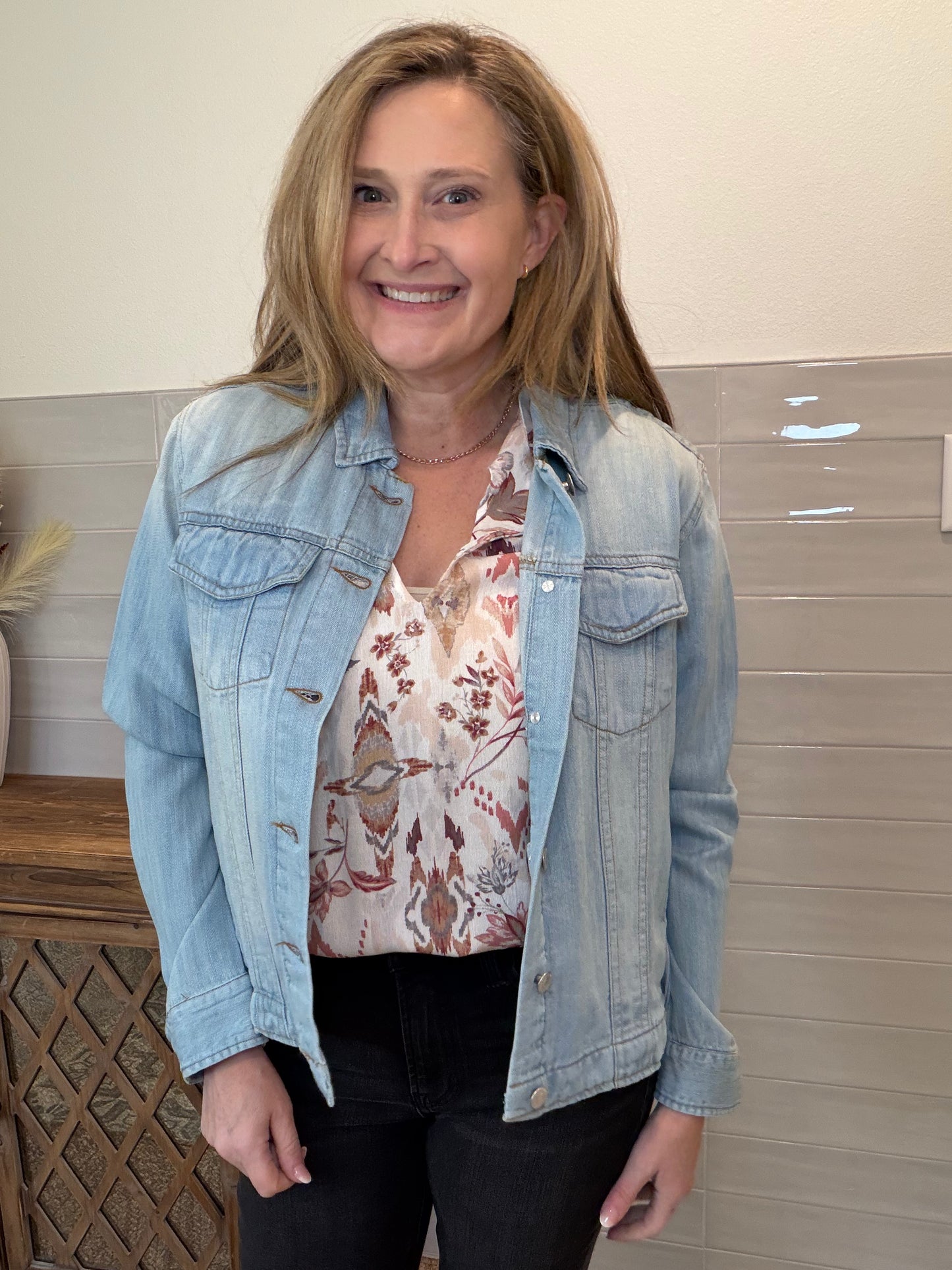 Jackie Denim Jacket - Sun Wash