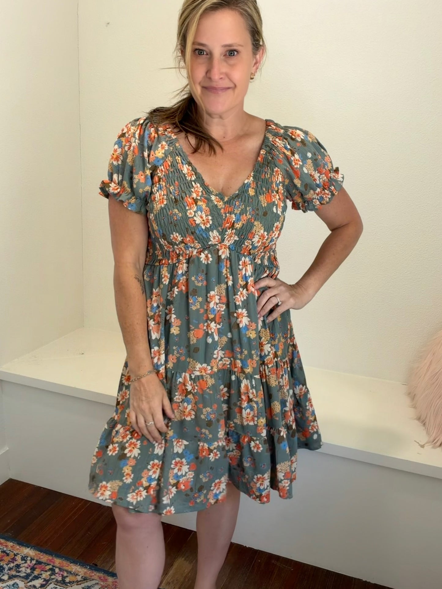 Smocked Bodice Dress - Restocked