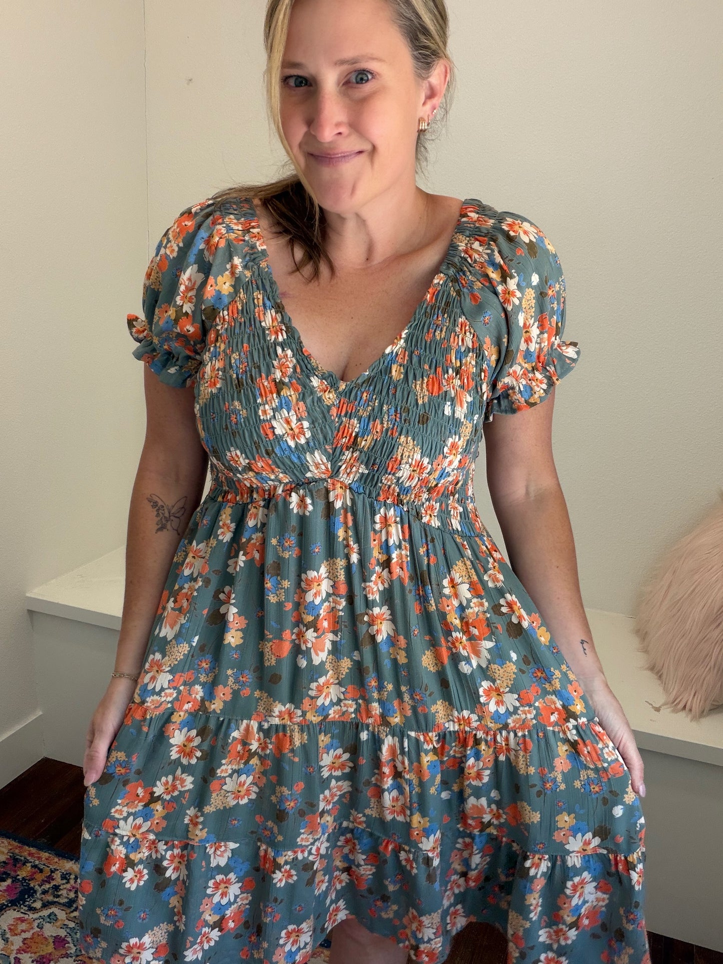 Smocked Bodice Dress - Restocked