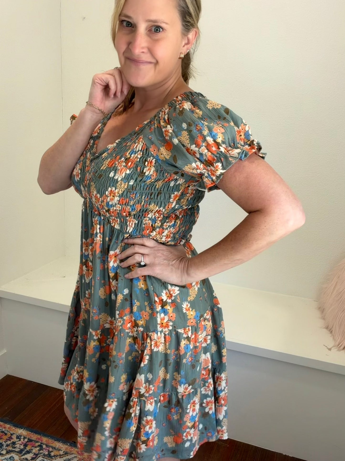 Smocked Bodice Dress - Restocked