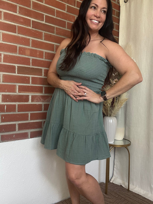 Sage Daiquiri Dress