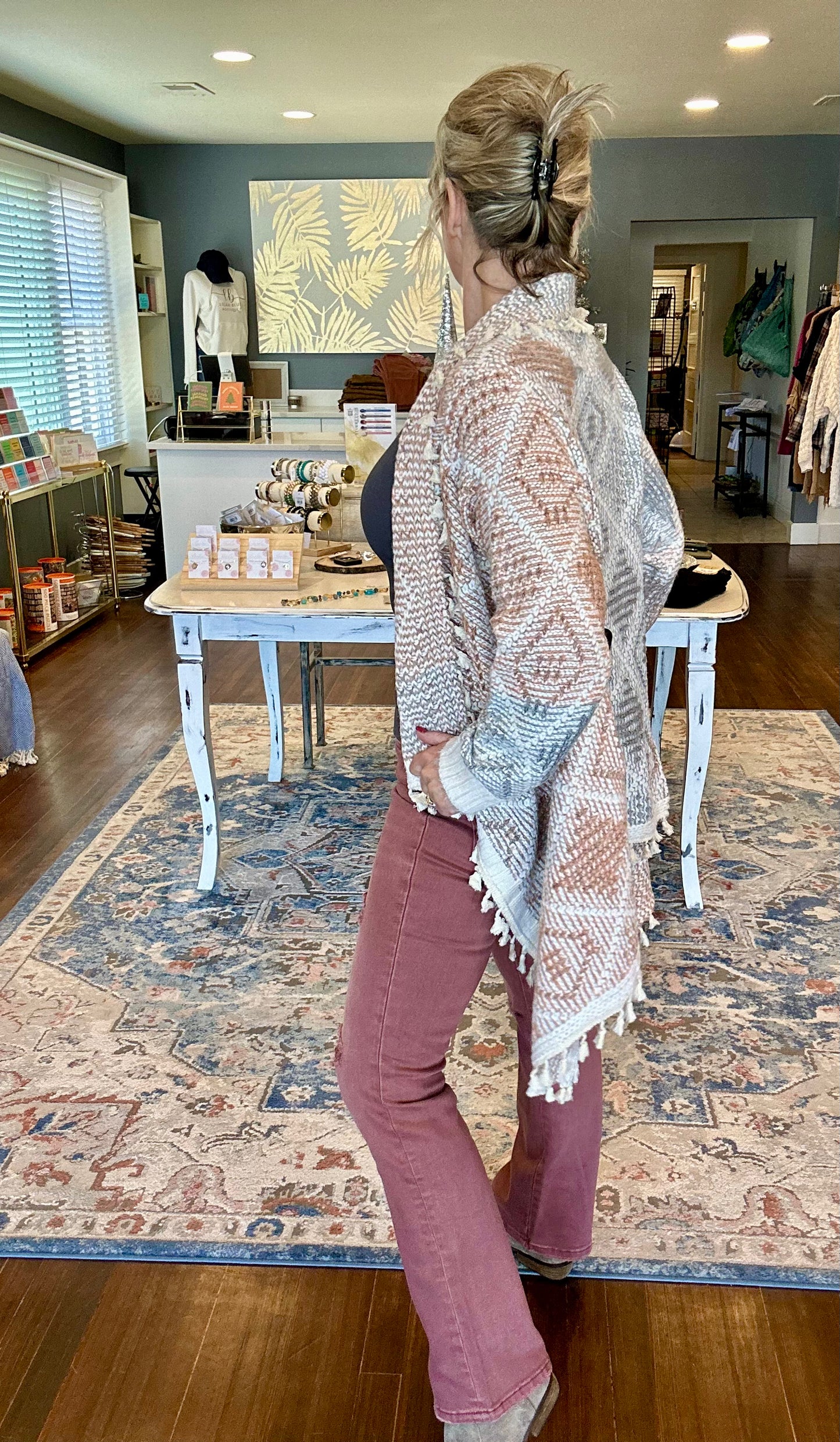 Tassel fringe cardigan deals