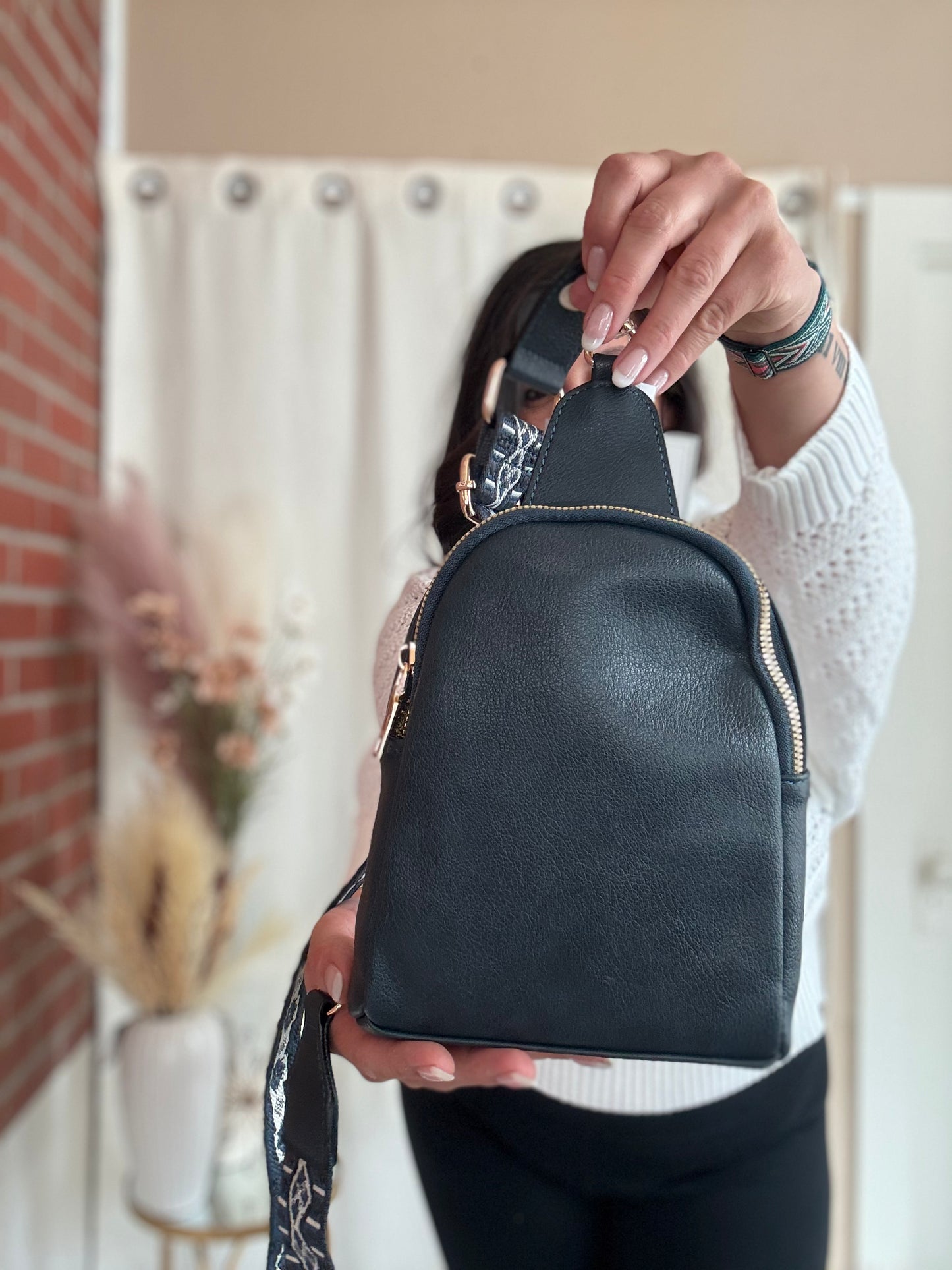 Ellen Sling Bag with Guitar Strap