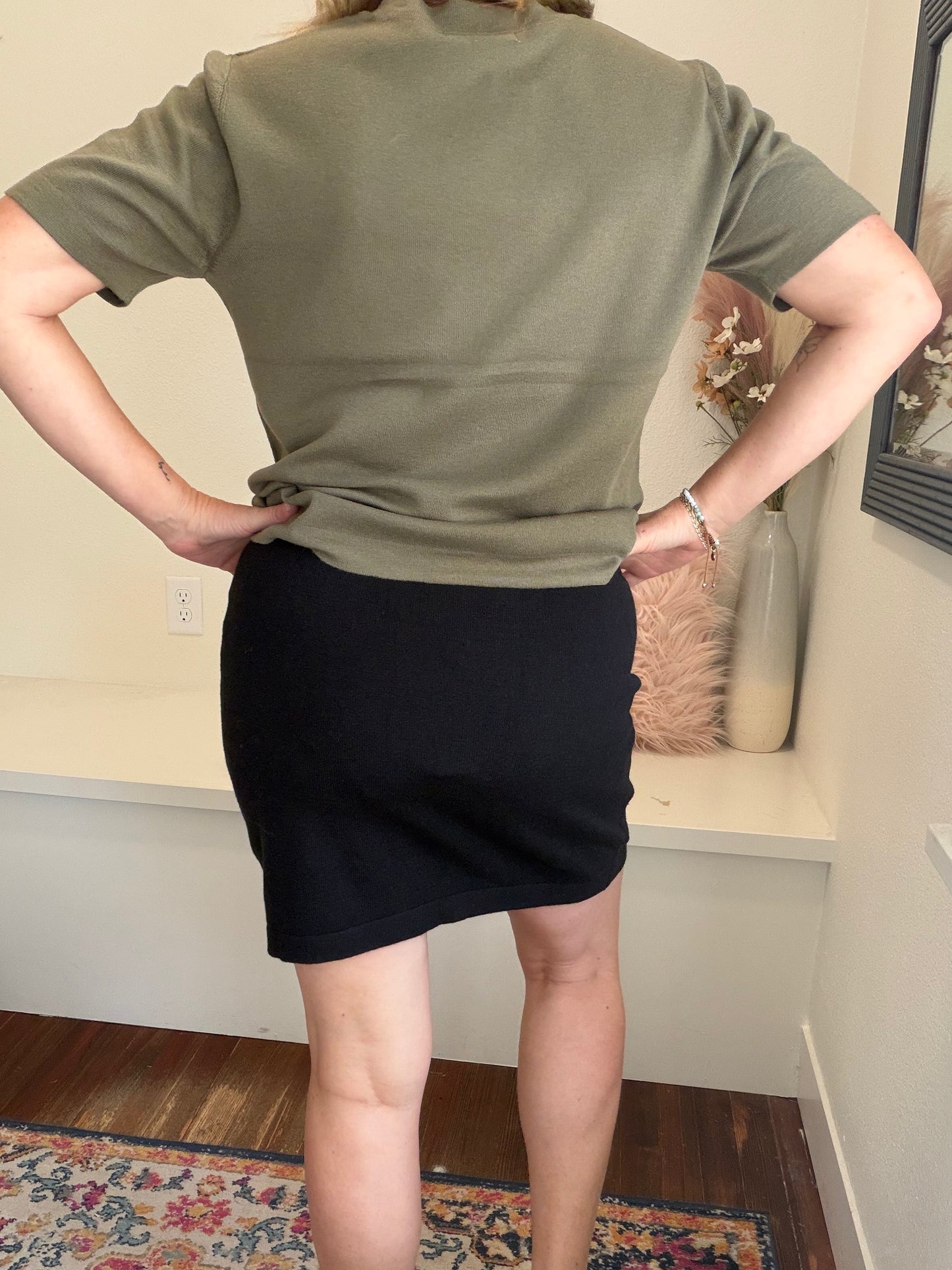 Knit Mini Skirt