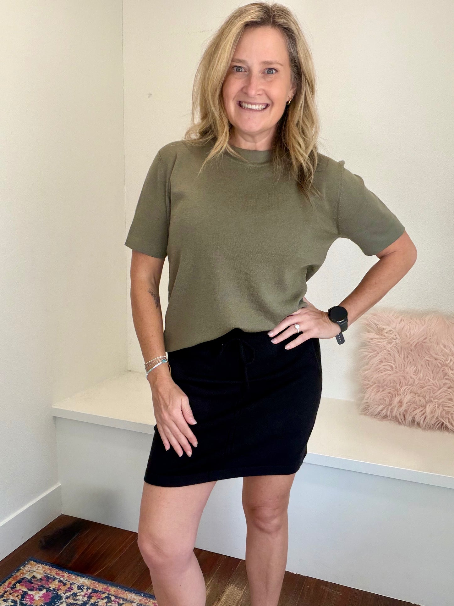 Knit Mini Skirt