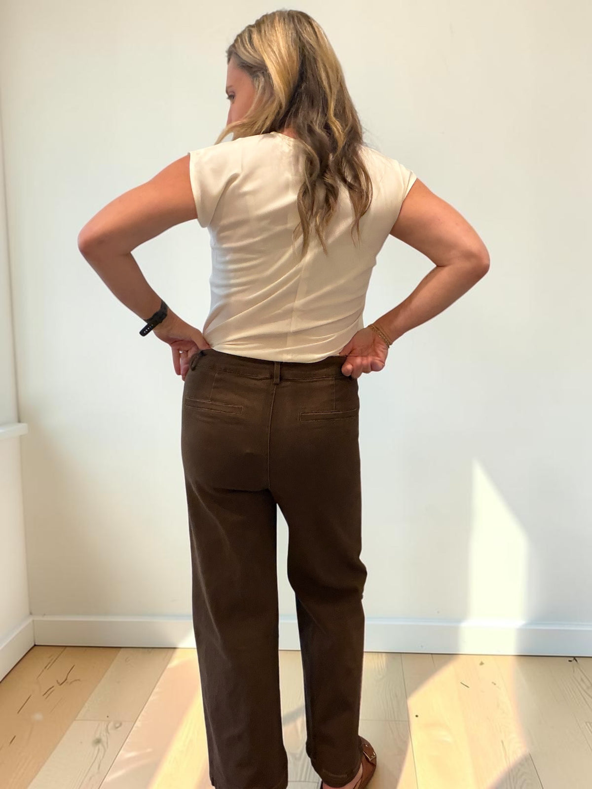Brown Horse Bit Pants