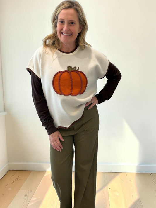 Cream Pumpkin Sweater