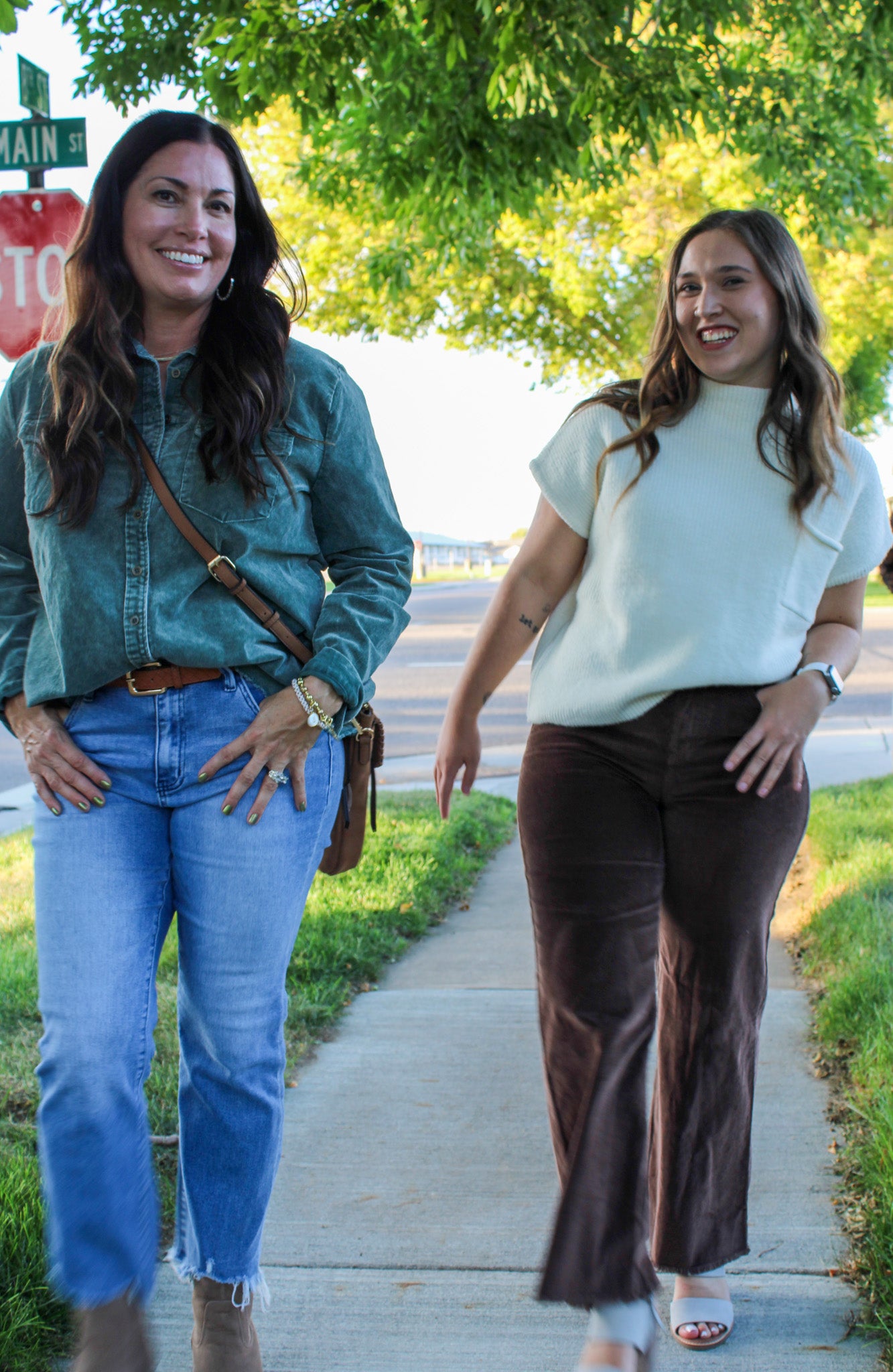 Stone Washed Corduroy Top