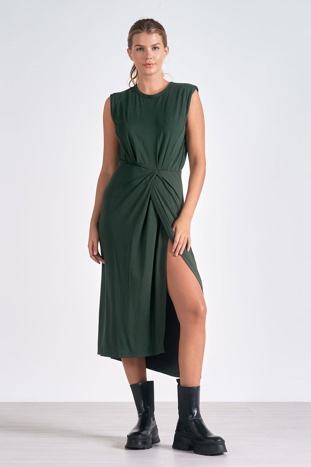 Forrest Green Dress - Elan