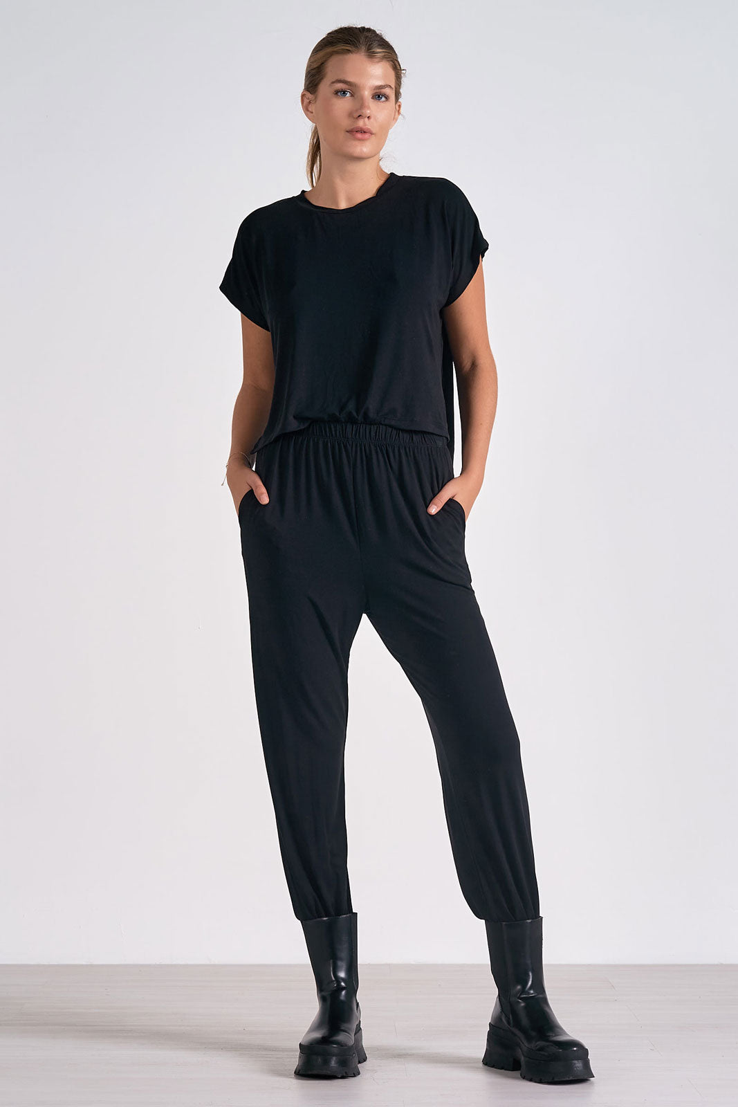 Misa Black Jumpsuit - Elan