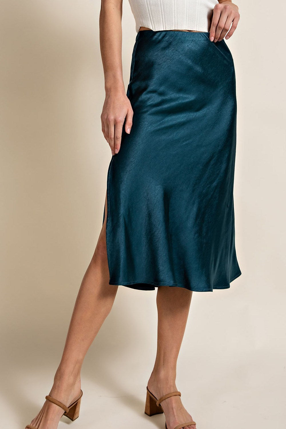 Classic Satin Skirt