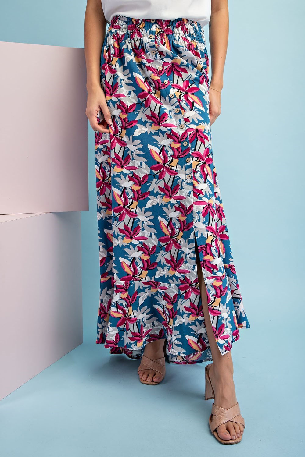 Pigeon Floral Maxi Skirt