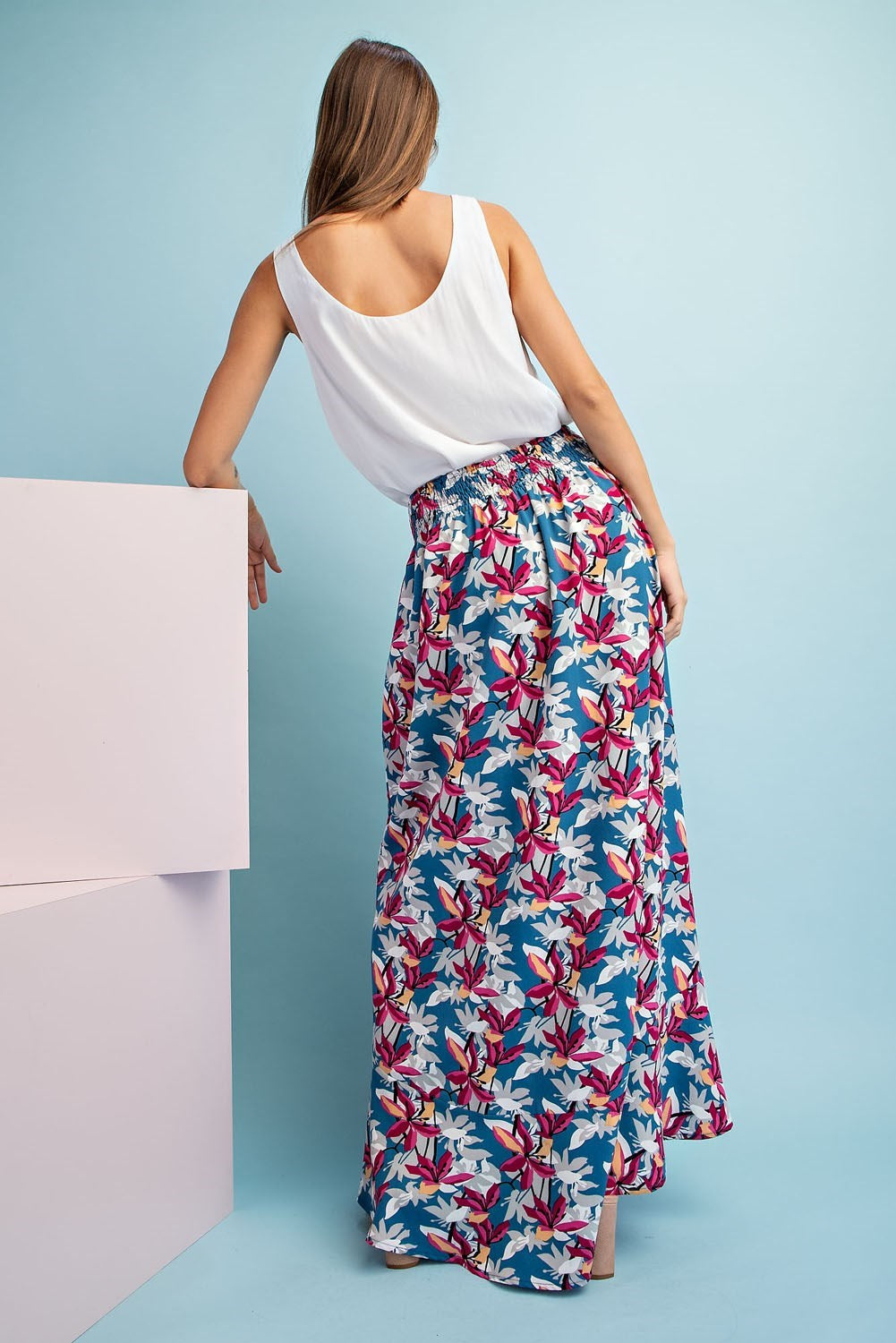 Pigeon Floral Maxi Skirt