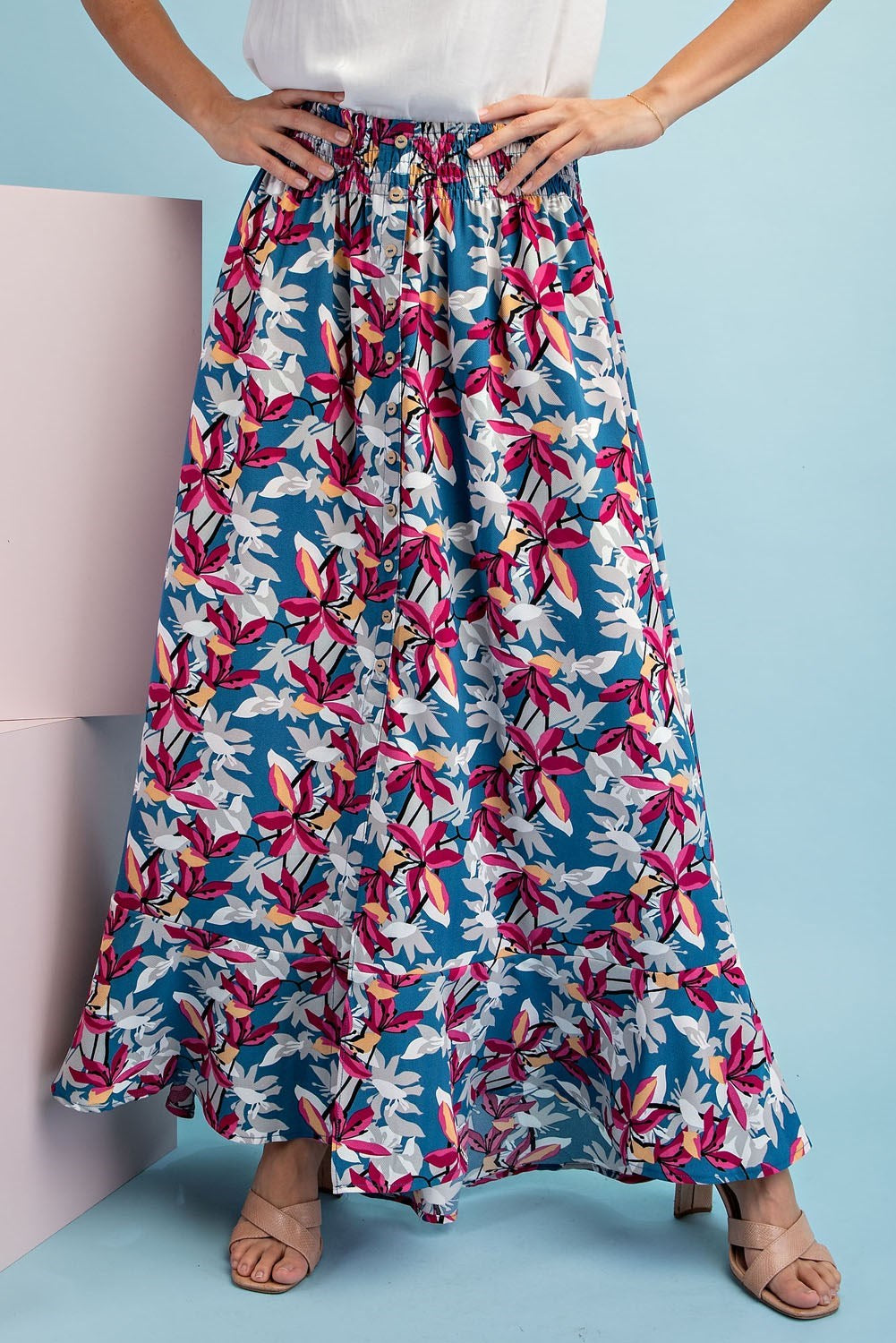 Pigeon Floral Maxi Skirt