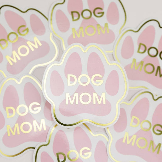 Dog Mom - Paw Sticker