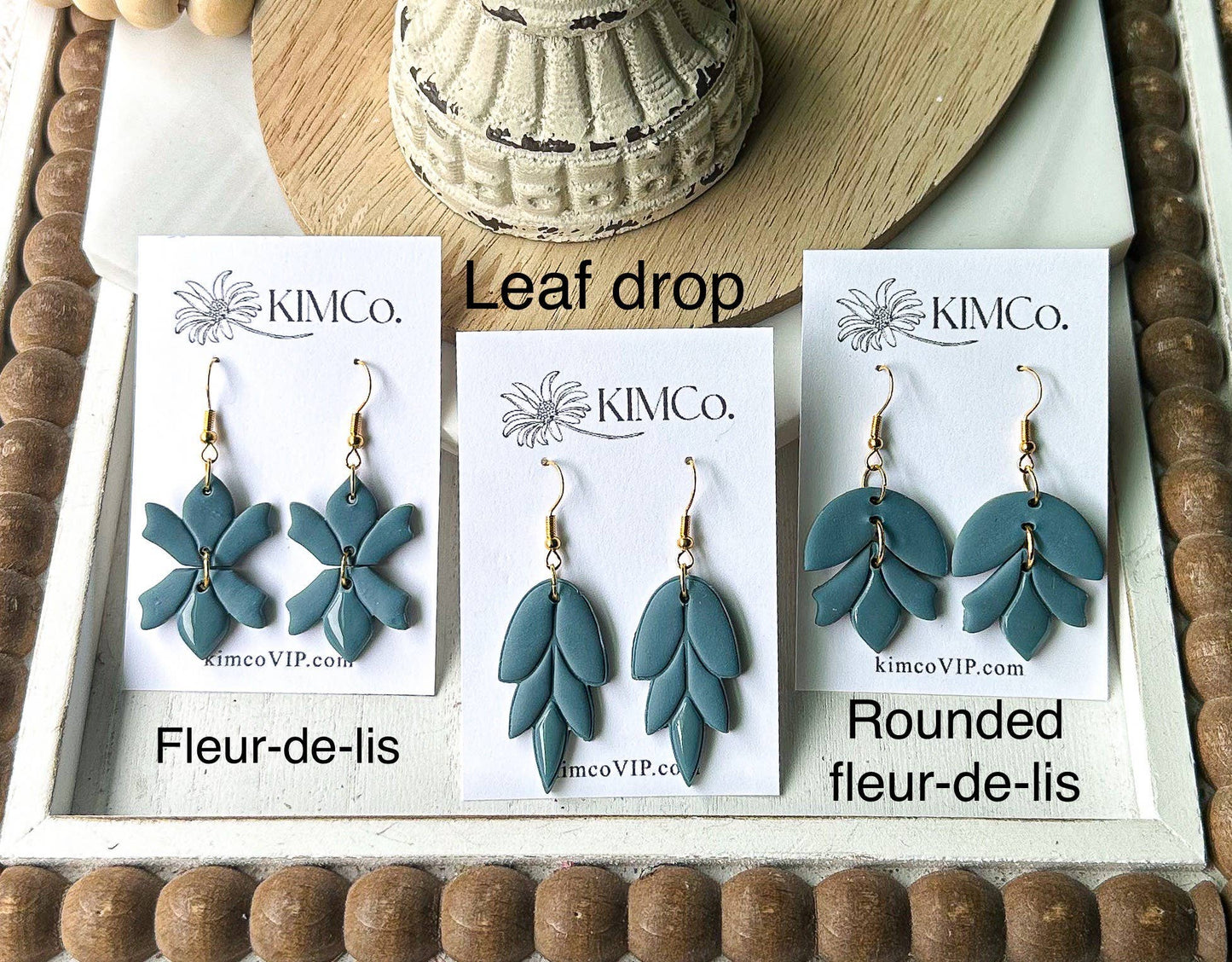 Polymer Clay Earrings - Everyday - Leaf Earrings