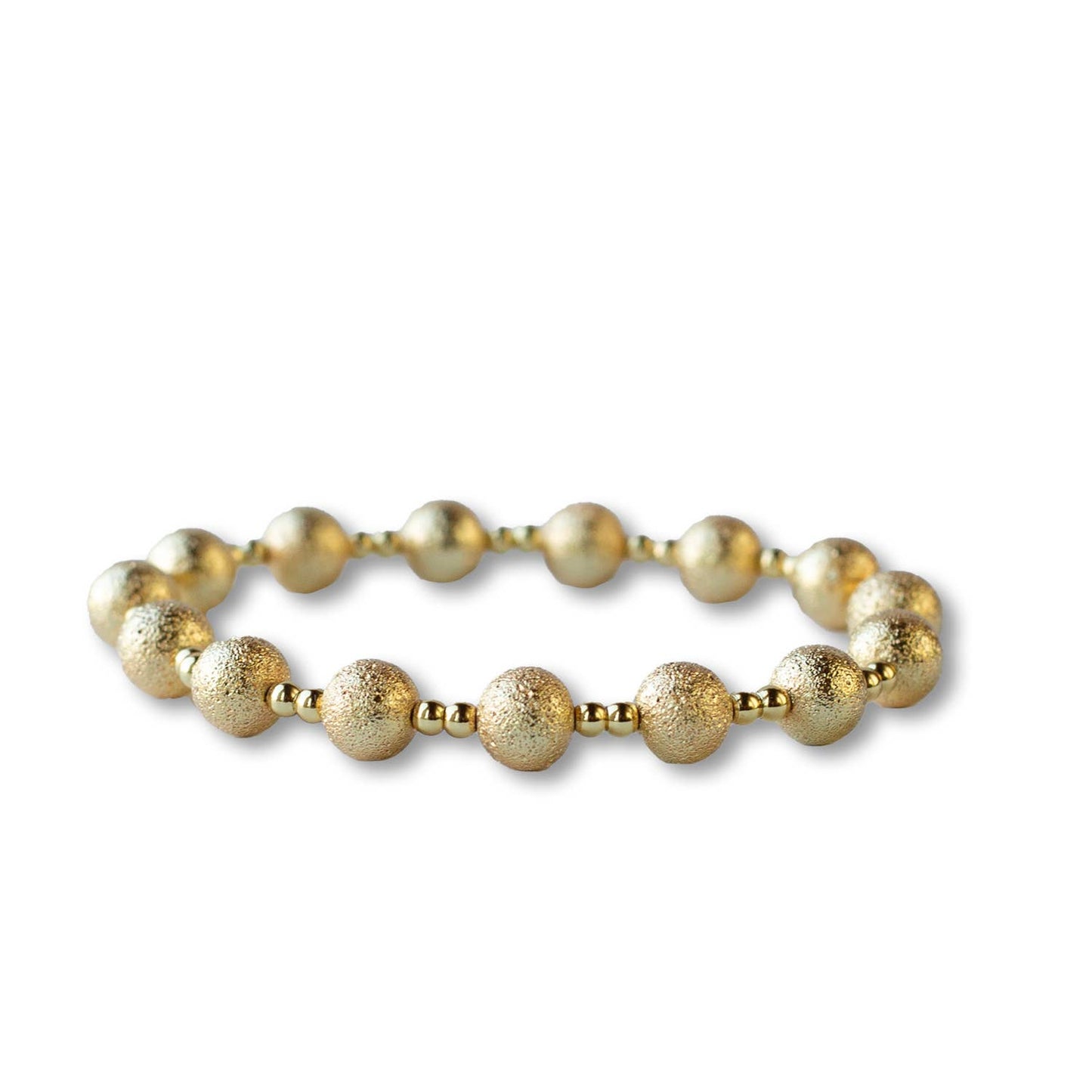 Gold Beaded Bracelet Collection