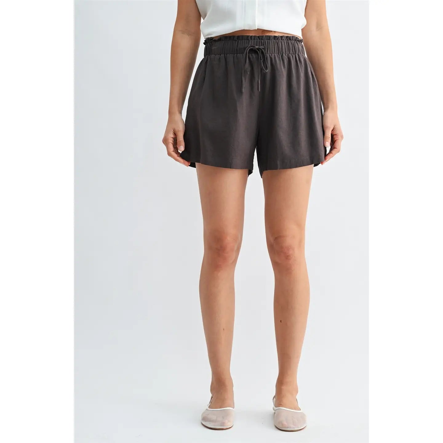 Casual Stretch Shorts - Truffle