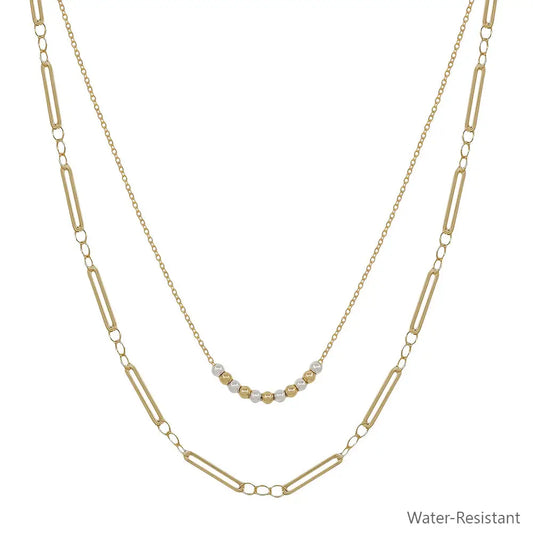 WR Silver Snake Thin Necklace