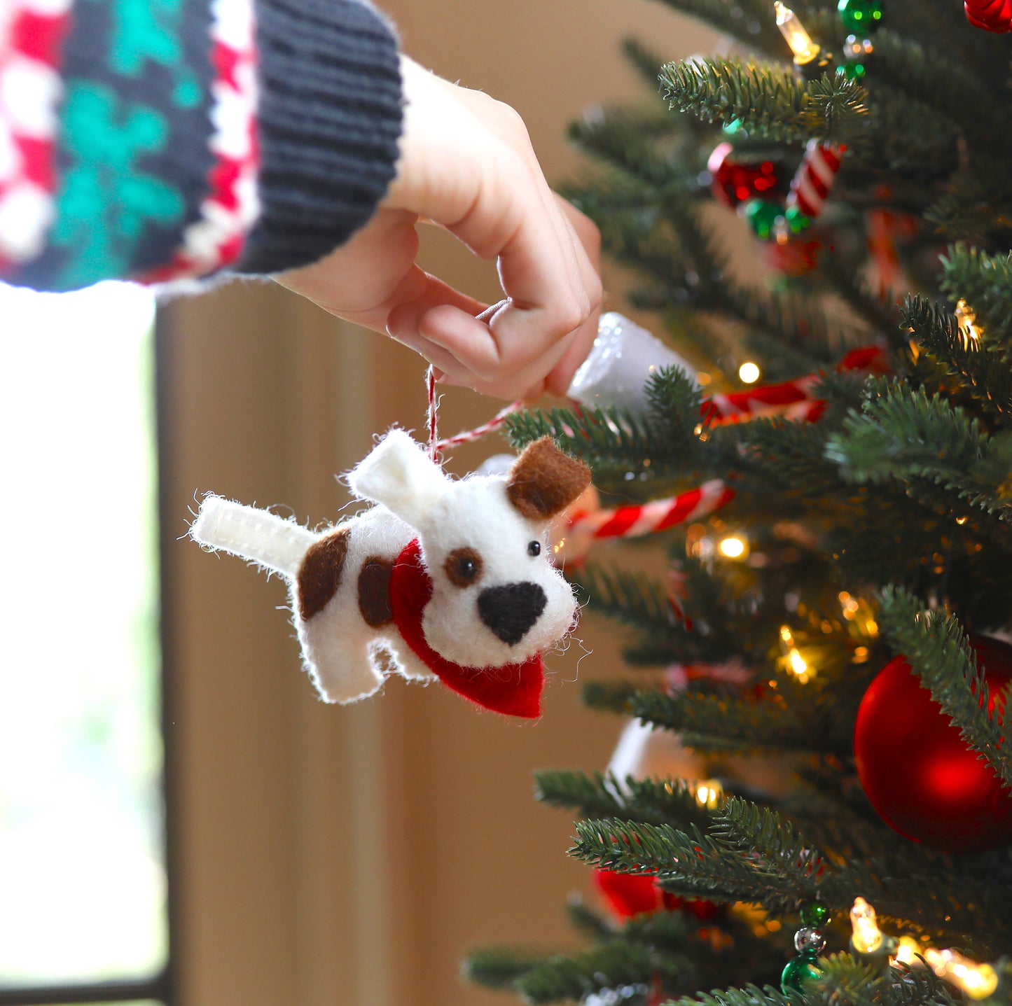 Dog Felt Wool Ornament - Ornaments 4 Orphans
