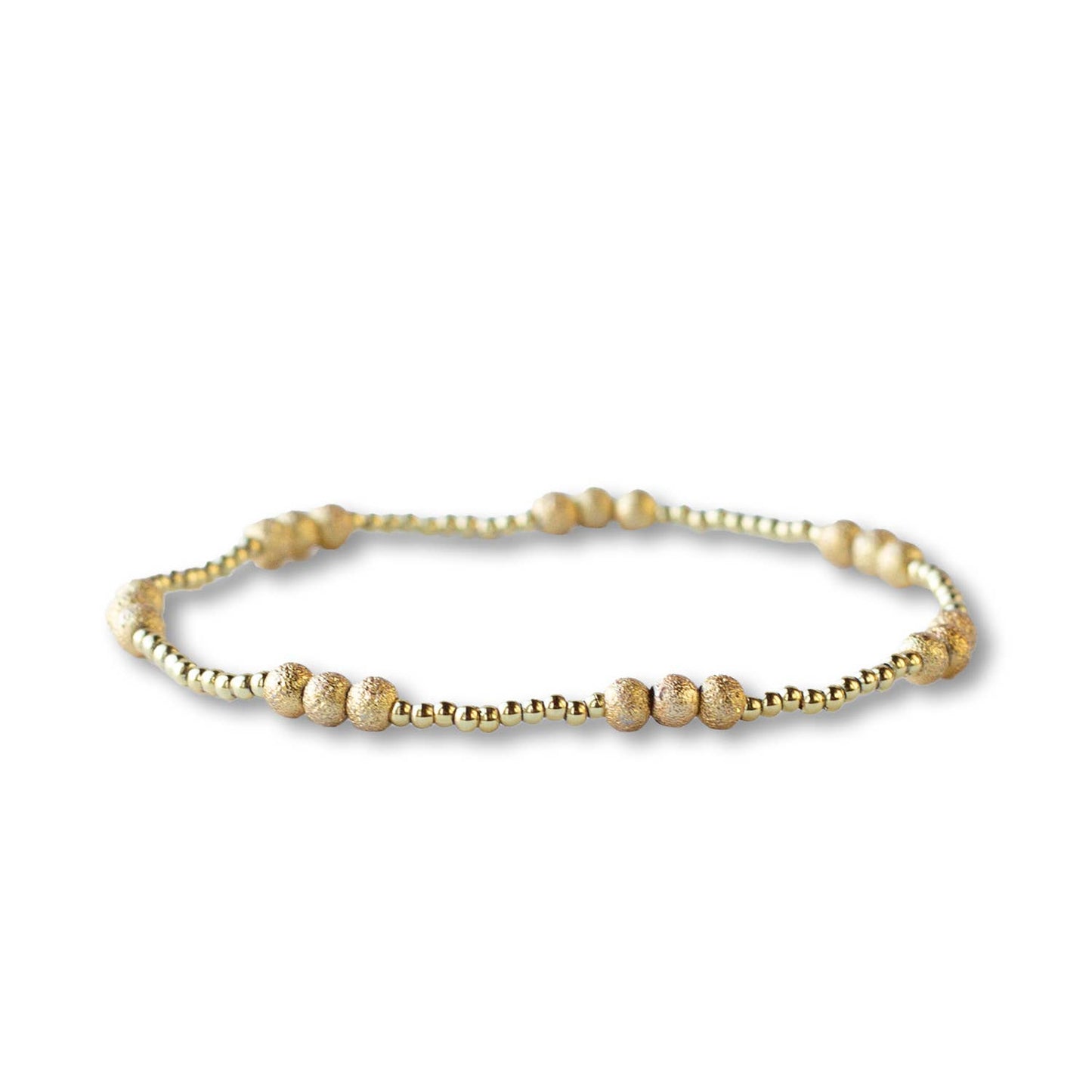 Gold Beaded Bracelet Collection