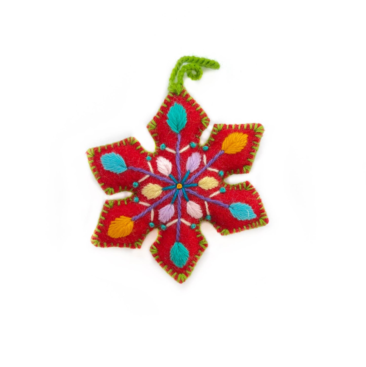 Snowflake Embroidered Ornaments - Ornaments 4 Orphans