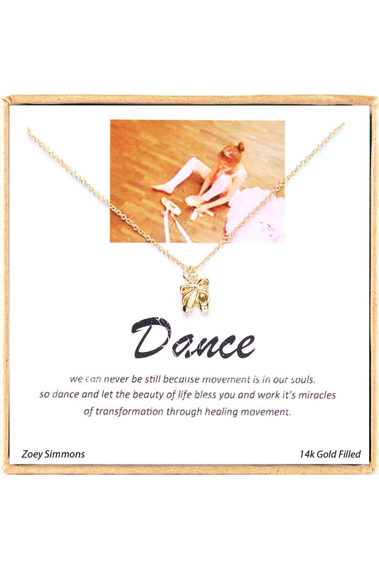 Dance' Boxed Charm Necklace - GF
