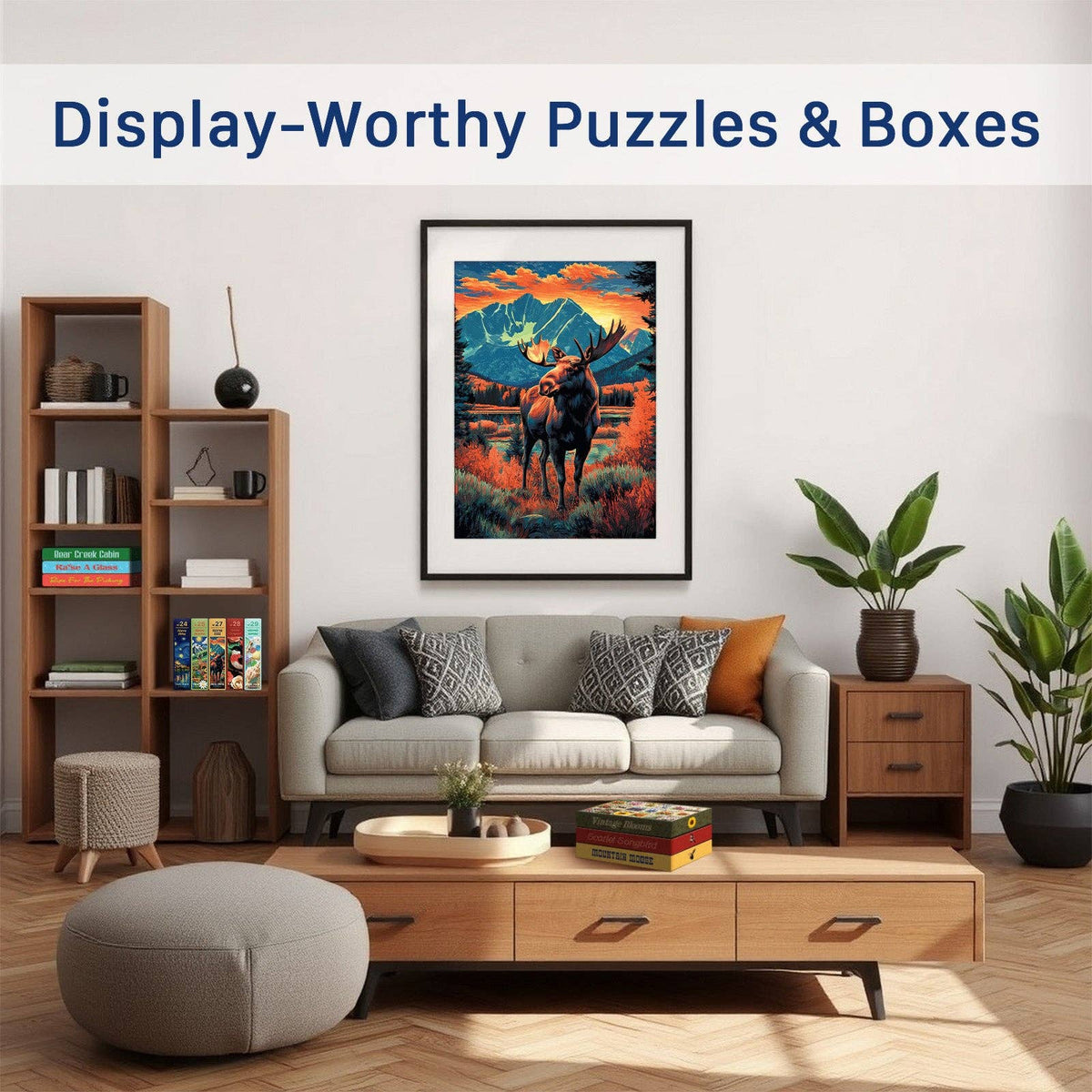 Mountain Moose Puzzle - 500 Piece