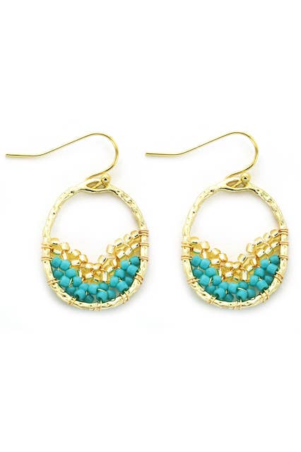 Slive Turquoise Earrings