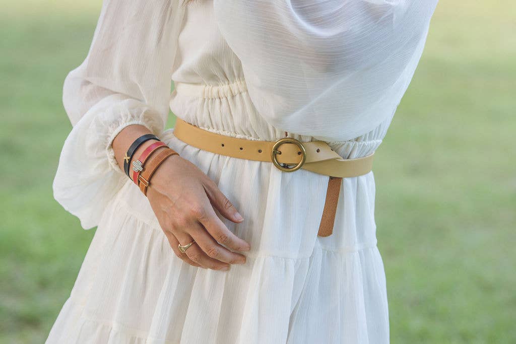 Genuine Suede/Leather Belts - Two Styles